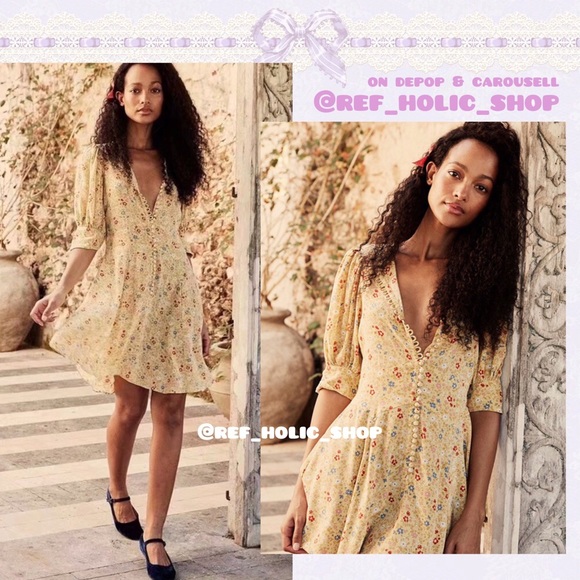 Doen Ceres Mini Dress in Lily of the Valley Floral - Picture 2 of 10